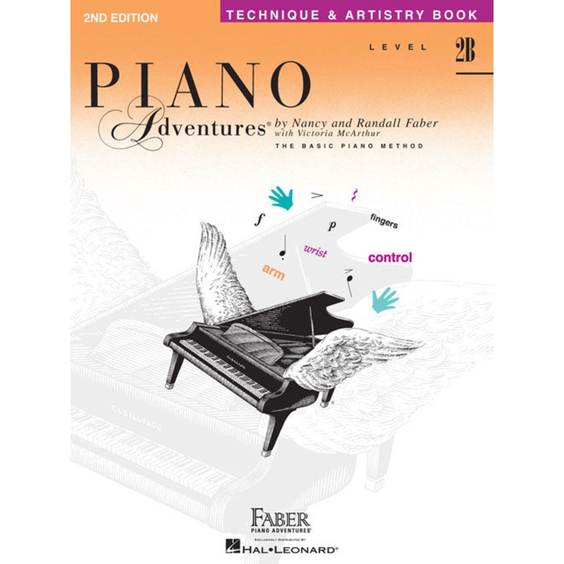 Level 2B  Technique & Artistry Book  2nd Edition Piano Adventures
